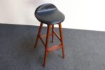 Single Danish Modern Sculptural Teak Barstool by Erik Buch for O.D. Møbler - Image 2