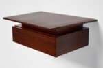 Pair of Petite Danish Modern Single-Drawer Floating Nightstands in Rosewood - Image 32