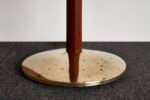 Vintage Scandinavian Sculptural Solid Teak and Brass Floor Lamp - Image 19