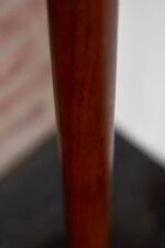 Vintage Scandinavian Sculptural Solid Teak and Brass Floor Lamp - Image 18