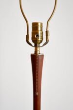 Vintage Scandinavian Sculptural Solid Teak and Brass Floor Lamp - Image 15