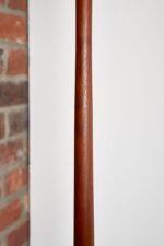 Vintage Scandinavian Sculptural Solid Teak and Brass Floor Lamp - Image 10