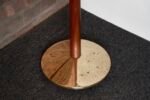 Vintage Scandinavian Sculptural Solid Teak and Brass Floor Lamp - Image 21