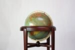 1960s Replogle Illuminated Glass Globe on Mahogany Stand - Image 6