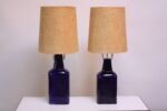 Pair of Mid-Century Swiss Oversized Ceramic Table Lamps by Mattli - Image 3