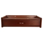Petite Danish Modern Single-Drawer Floating Nightstand / End Table in Teakwood