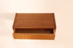 Diminutive Danish Modern Single-Drawer Floating Nightstand / End Table in Oak - Image 10