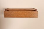 Diminutive Danish Modern Single-Drawer Floating Nightstand / End Table in Oak - Image 8