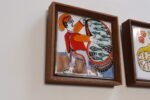 Set of Three Vintage Sicilian Pescatore and Limone Handpainted Ceramic Tiles - Image 14