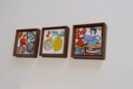 Set of Three Vintage Sicilian Pescatore and Limone Handpainted Ceramic Tiles - Image 3