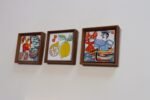 Set of Three Vintage Sicilian Pescatore and Limone Handpainted Ceramic Tiles - Image 3