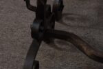 Pair of Gothic Revival Firedogs / Andirons with Basket Twist and Scroll Motif - Image 11