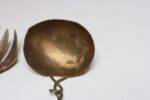 Set of Three Brutalist Brass Decorative Serving Pieces - Ladle, Spoon, and Fork - Image 12