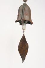 Vintage Verdigris Cast Bronze Wind Bell / Wind Chime by Joe Ursutz - Image 3