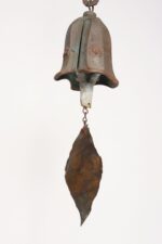 Vintage Verdigris Cast Bronze Wind Bell / Wind Chime by Joe Ursutz - Image 3