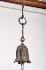 Vintage Verdigris Cast Bronze Wind Bell / Wind Chime by Joe Ursutz - Image 4