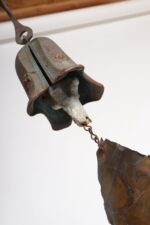 Vintage Verdigris Cast Bronze Wind Bell / Wind Chime by Joe Ursutz - Image 9