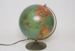 Mid-Century American Modern Illuminated 12" Library Globe by Replogle - Image 2