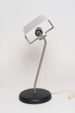 Vintage Italian Aluminum Table Lamp with Swiveling Shade by Targetti Sankey - Image 7