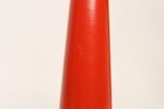 Vintage Red Enameled Aluminum Table Lamp by Robert Sonneman - Image 10