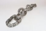 Vintage Folk / Tramp Art Bottle Cap Chain Link Sculpture - Image 6