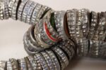 Vintage Folk / Tramp Art Bottle Cap Chain Link Sculpture - Image 10