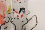 Set of Eight Vintage Frosted Glasses With Animal Carousel Motif by Libbey With Carrier - Image 18