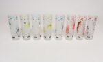 Set of Eight Vintage Frosted Glasses With Animal Carousel Motif by Libbey With Carrier - Image 9