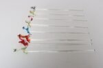 Set of Eight Vintage Blown Glass Animal Cocktail Stirrers with Box by Saxon - Image 9