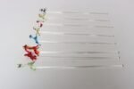 Set of Eight Vintage Blown Glass Animal Cocktail Stirrers with Box by Saxon - Image 9