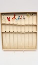 Set of Eight Vintage Blown Glass Animal Cocktail Stirrers with Box by Saxon - Image 2