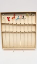 Set of Eight Vintage Blown Glass Animal Cocktail Stirrers with Box by Saxon - Image 2
