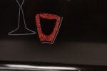 Large Rectangular Mid-Century Black Resin Coral and Shell Inlaid "Barware" / "Martini" Drinks Tray by Couroc - Image 10