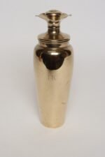 Vintage Swedish Art Deco Dirigold Goldware Cocktail Shaker with Monogrammed "IK" - Image 3