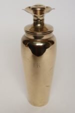 Vintage Swedish Art Deco Dirigold Goldware Cocktail Shaker with Monogrammed "IK" - Image 4
