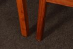 Pair of Vintage Mexican Modern Pine and Woven Palm Bar Stools by Muebles Austin - Image 29