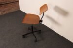 Danish Modern Kevi Swiveling Task Chair in Teak by Jorgen Rasmussen for Rabami - Image 9