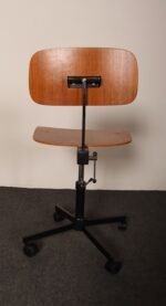 Danish Modern Kevi Swiveling Task Chair in Teak by Jorgen Rasmussen for Rabami - Image 13