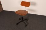 Danish Modern Kevi Swiveling Task Chair in Teak by Jorgen Rasmussen for Rabami - Image 5