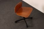 Danish Modern Kevi Swiveling Task Chair in Teak by Jorgen Rasmussen for Rabami - Image 12