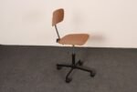 Danish Modern Kevi Swiveling Task Chair in Teak by Jorgen Rasmussen for Rabami - Image 10