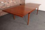 Danish Solid Teak Extension Dining Table by Finn Juhl for France & Daverkosen - Image 5