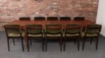 Set of Ten Italian Rosewood and Velvet Dining Chairs by Ico Parisi for M.I.M. - Image 28