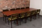 Set of Ten Italian Rosewood and Velvet Dining Chairs by Ico Parisi for M.I.M. - Image 30