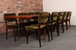 Set of Ten Italian Rosewood and Velvet Dining Chairs by Ico Parisi for M.I.M. - Image 31