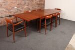 Set of Eight Danish Teak and Leather Niels O Møller Dining Chairs Models 75 & 56 - Image 26
