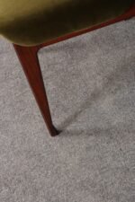 Set of Ten Italian Rosewood and Velvet Dining Chairs by Ico Parisi for M.I.M. - Image 23