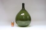 Vintage Italian Green Blown Glass Bulbous Form Demijohn Carboy - Image 10
