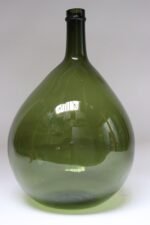 Vintage Italian Green Blown Glass Bulbous Form Demijohn Carboy - Image 7