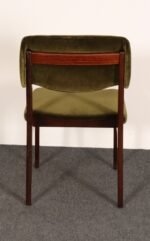 Set of Ten Italian Rosewood and Velvet Dining Chairs by Ico Parisi for M.I.M. - Image 17